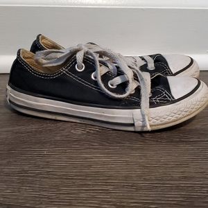 Youth Size 12 Black Converse